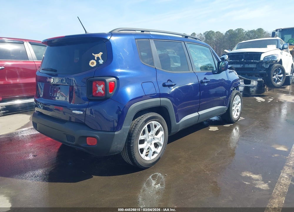 2017 JEEP RENEGADE LATITUDE FWD VIN: ZACCJABB2HPE44274