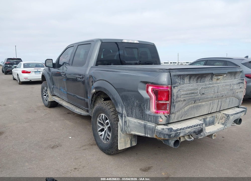 2018 FORD F-150 RAPTOR VIN: 1FTFW1RG2JFA17749