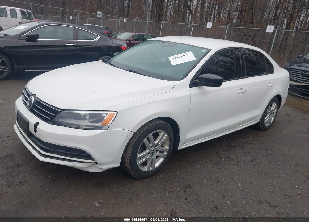 2015 VOLKSWAGEN JETTA 2.0L S VIN: 3VW1K7AJ8FM253181
