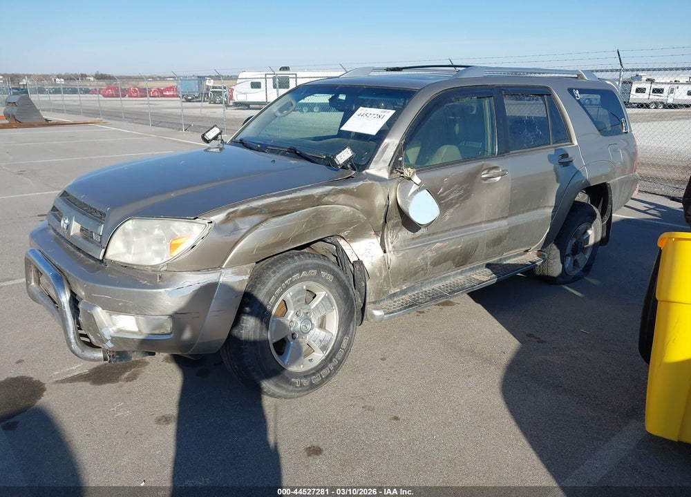 2003 TOYOTA 4RUNNER LIMITED V8 VIN: JTEBT17R138005493