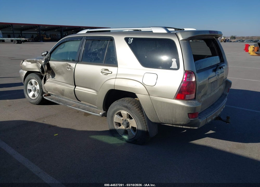 2003 TOYOTA 4RUNNER LIMITED V8 VIN: JTEBT17R138005493