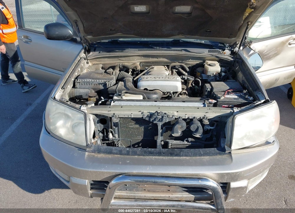 2003 TOYOTA 4RUNNER LIMITED V8 VIN: JTEBT17R138005493