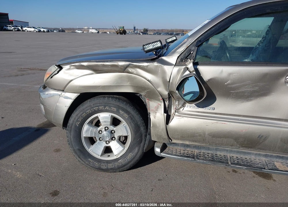 2003 TOYOTA 4RUNNER LIMITED V8 VIN: JTEBT17R138005493