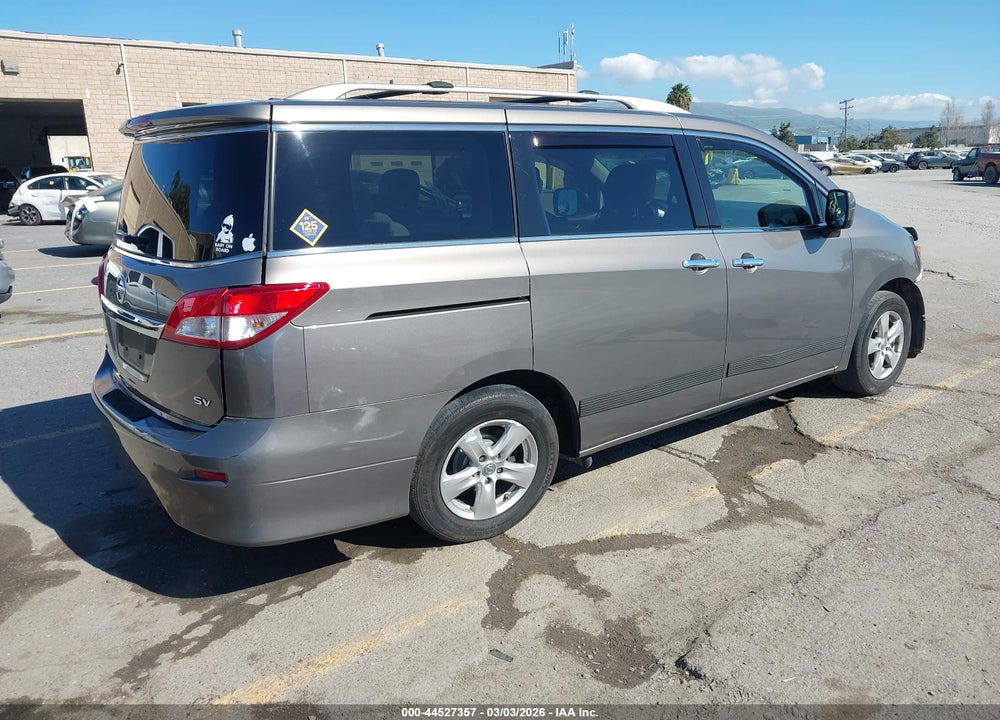 2017 NISSAN QUEST SV VIN: JN8AE2KP2H9165507