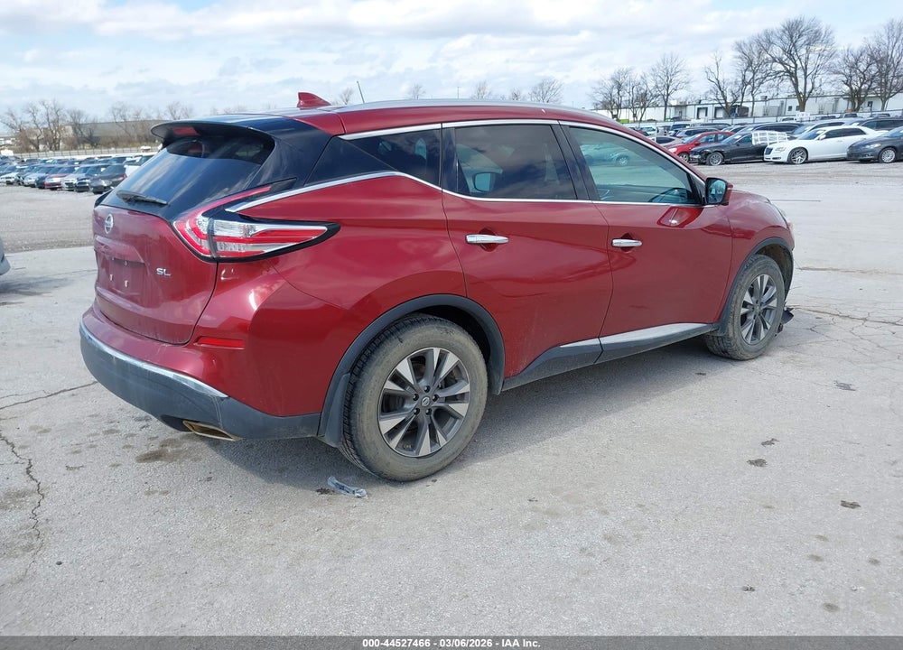 2016 NISSAN MURANO SL VIN: 5N1AZ2MG2GN164128