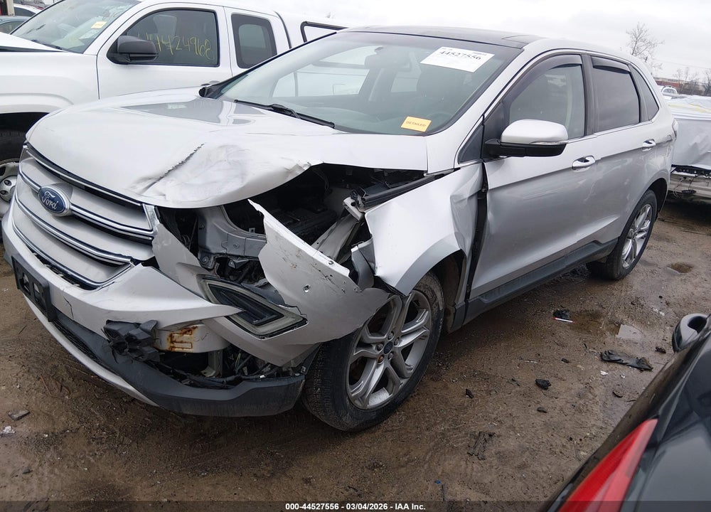 2015 FORD EDGE TITANIUM VIN: 2FMTK4K92FBB48129