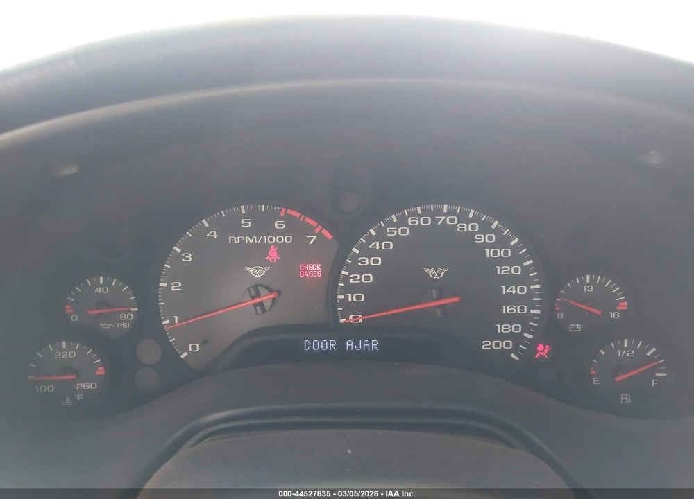 1997 CHEVROLET CORVETTE VIN: 1G1YY22G3V5102929