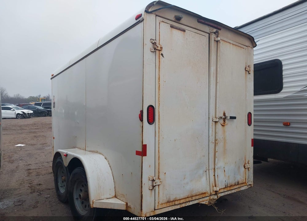 2019 W-W TRAILER MANUFACT 6X12 ENCLOSED TRAILE VIN: 11WEC1229KW319397