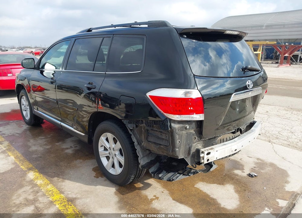 2013 TOYOTA HIGHLANDER SE V6 VIN: 5TDZK3EH6DS096334