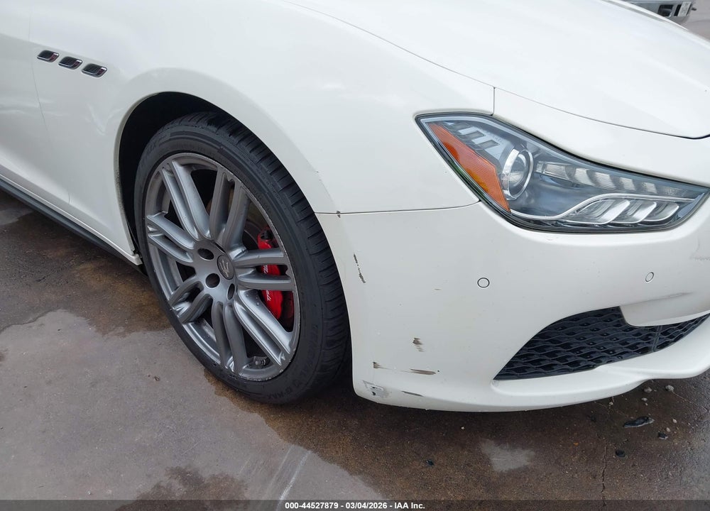 2017 MASERATI GHIBLI VIN: ZAM57XSA7H1218745