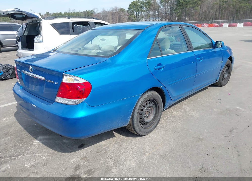 2006 TOYOTA CAMRY LE VIN: 4T1BE32K36U700005
