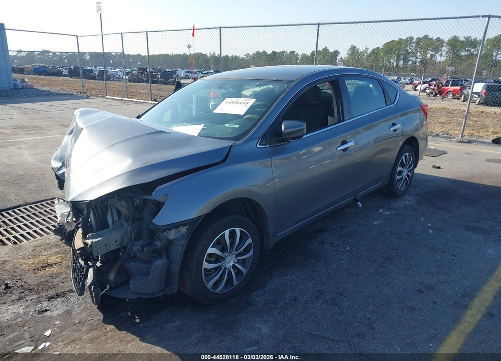 2016 NISSAN SENTRA S VIN: 3N1AB7AP1GY318974