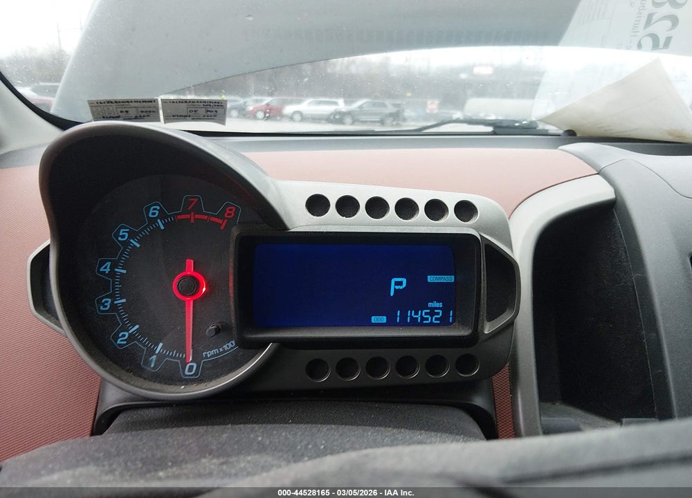 2012 CHEVROLET SONIC 2LT VIN: 1G1JC5SH9C4171251