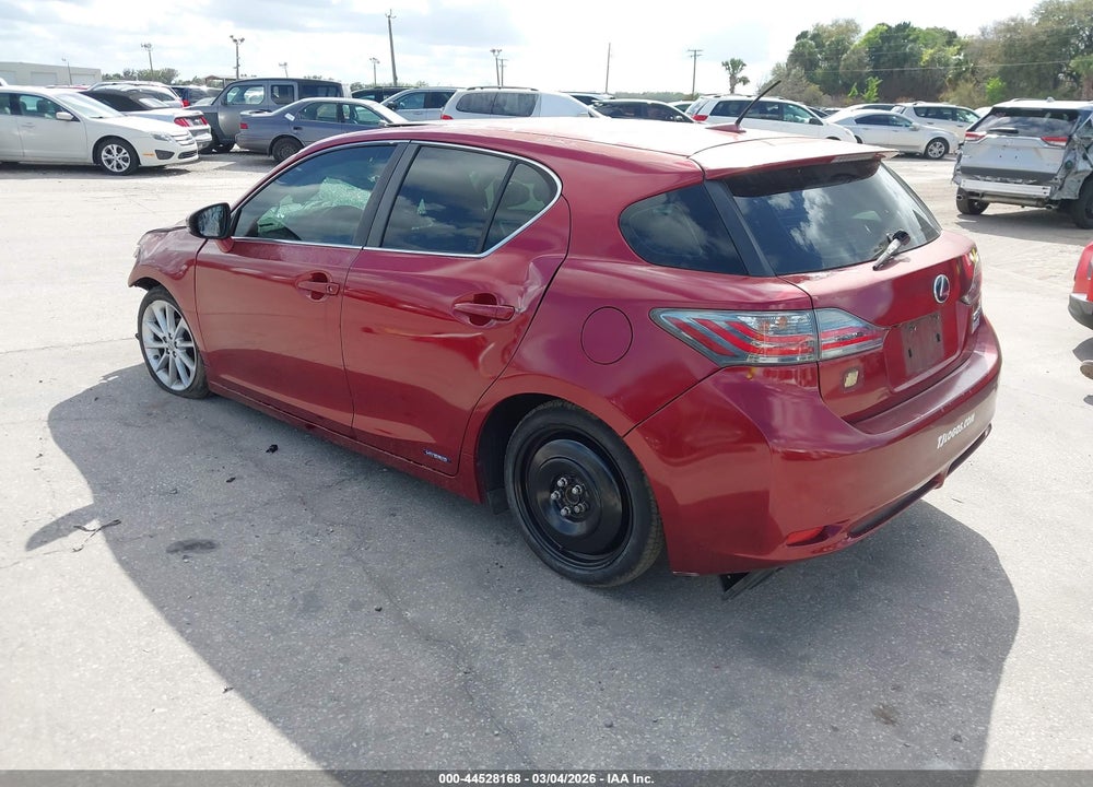 2011 LEXUS CT 200H PREMIUM VIN: JTHKD5BH5B2042781