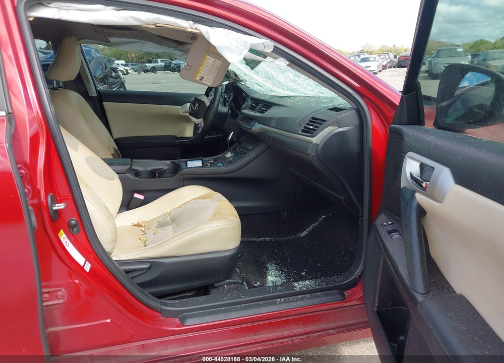 2011 LEXUS CT 200H PREMIUM VIN: JTHKD5BH5B2042781