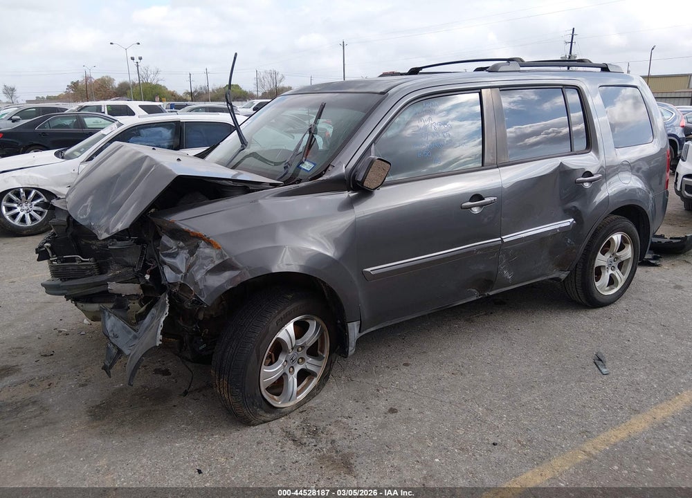 2012 HONDA PILOT EX-L VIN: 5FNYF4H55CB048253