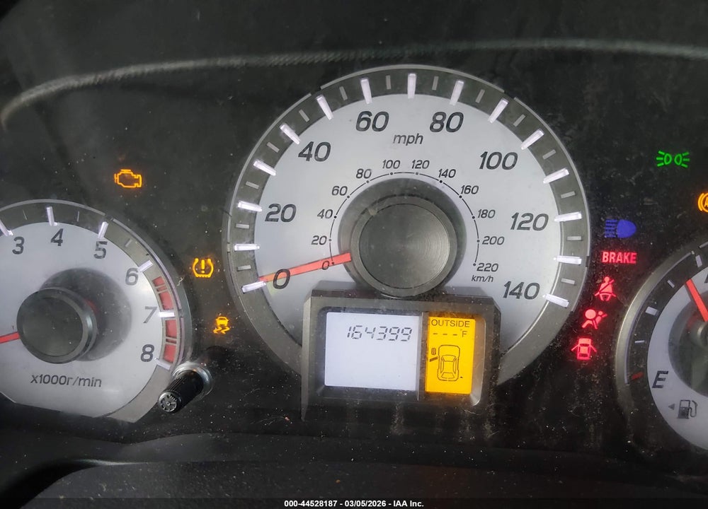 2012 HONDA PILOT EX-L VIN: 5FNYF4H55CB048253