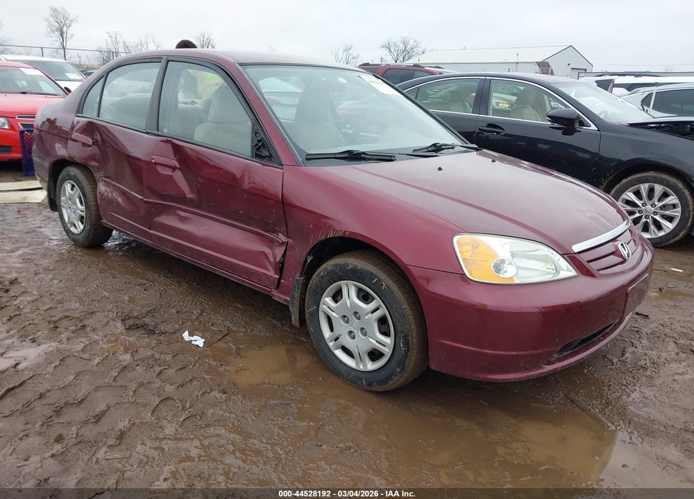 2002 HONDA CIVIC LX VIN: 1HGES16562L064006