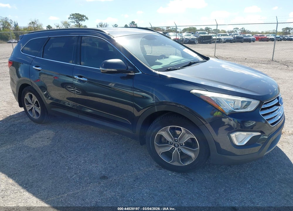 2014 HYUNDAI SANTA FE GLS VIN: KM8SN4HF8EU045614