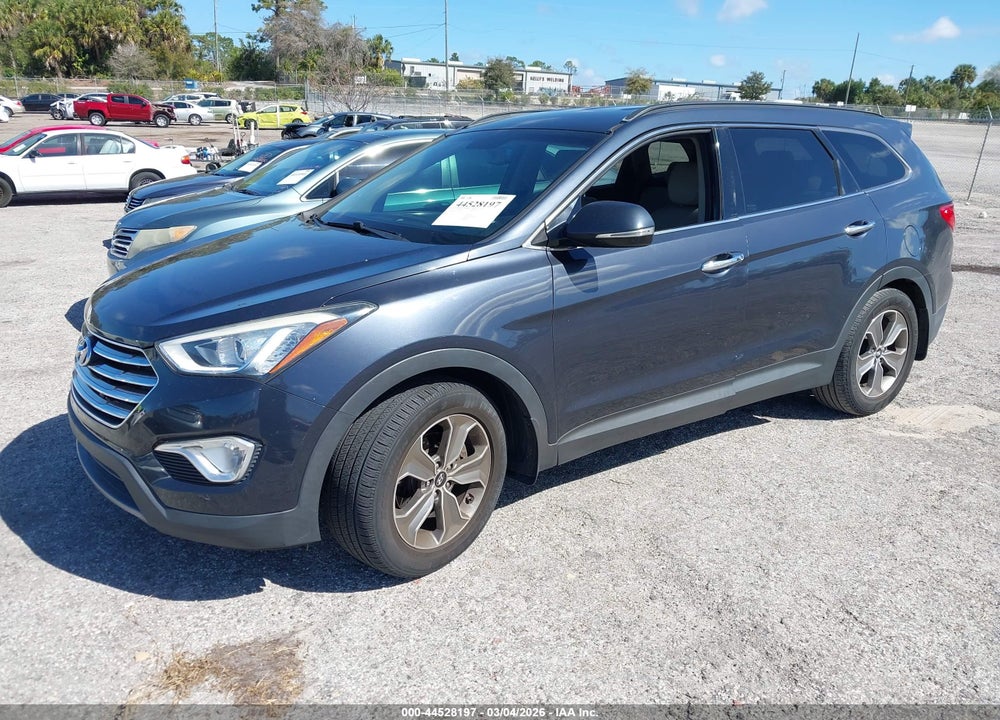2014 HYUNDAI SANTA FE GLS VIN: KM8SN4HF8EU045614