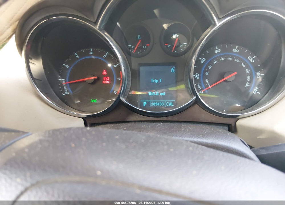 2011 CHEVROLET CRUZE 2LT VIN: 1G1PG5S90B7232832