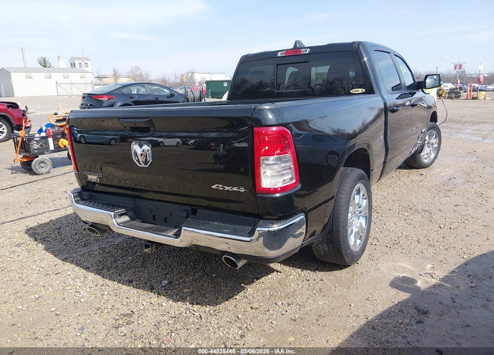 2022 RAM 1500 BIG HORN  4X4 6'4 BOX VIN: 1C6SRFMT6NN128525