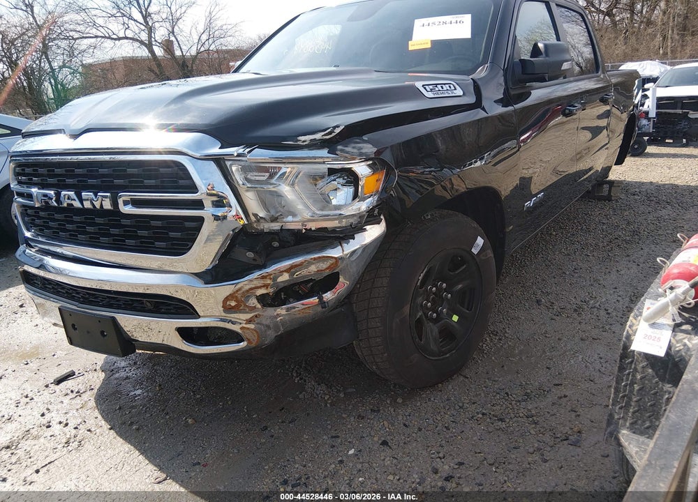 2022 RAM 1500 BIG HORN  4X4 6'4 BOX VIN: 1C6SRFMT6NN128525
