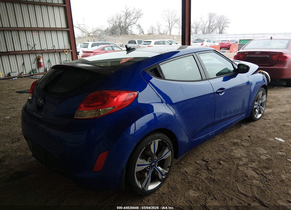 2014 HYUNDAI VELOSTER BASE W/BLACK VIN: KMHTC6AD9EU186125