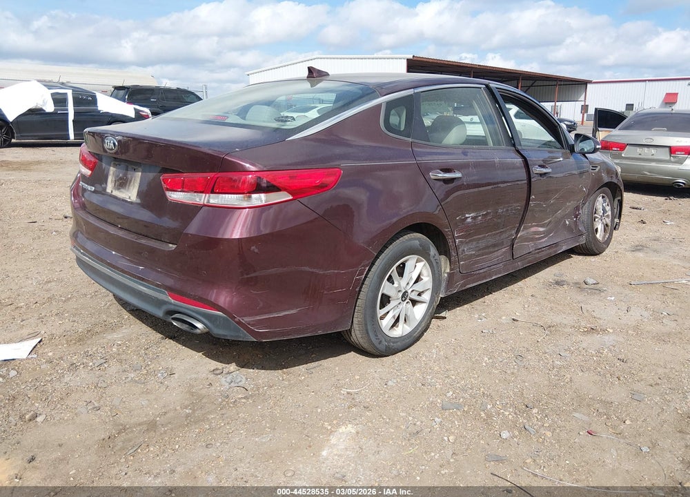 2016 KIA OPTIMA LX VIN: 5XXGT4L36GG072445