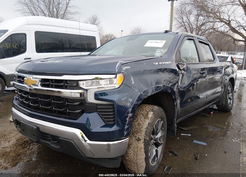 2022 CHEVROLET SILVERADO 1500 4WD  SHORT BED LT WITH 2FL VIN: 1GCPDKEK8NZ613429