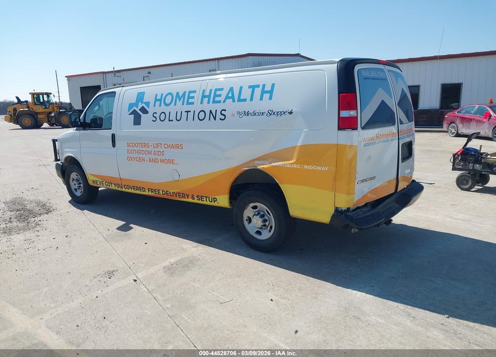 2021 CHEVROLET EXPRESS CARGO RWD 2500 EXTENDED WHEELBASE WT VIN: 1GCWGBF79M1311304