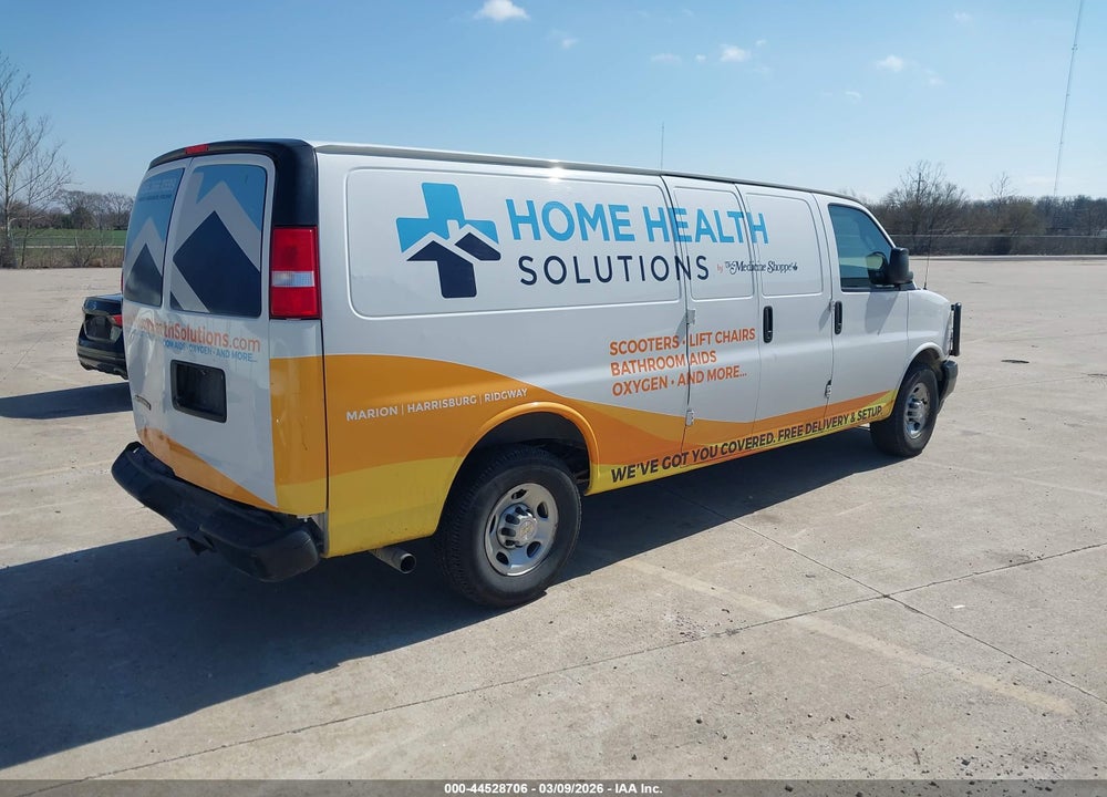 2021 CHEVROLET EXPRESS CARGO RWD 2500 EXTENDED WHEELBASE WT VIN: 1GCWGBF79M1311304