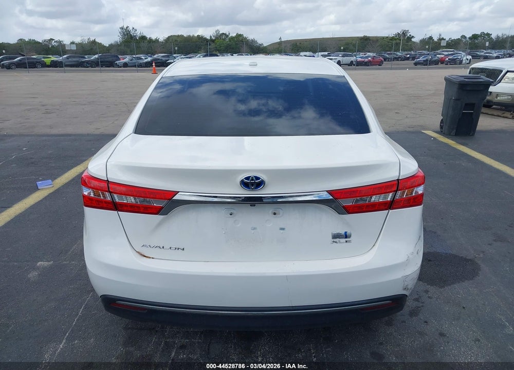2015 TOYOTA AVALON HYBRID XLE PREMIUM VIN: 4T1BD1EBXFU039091