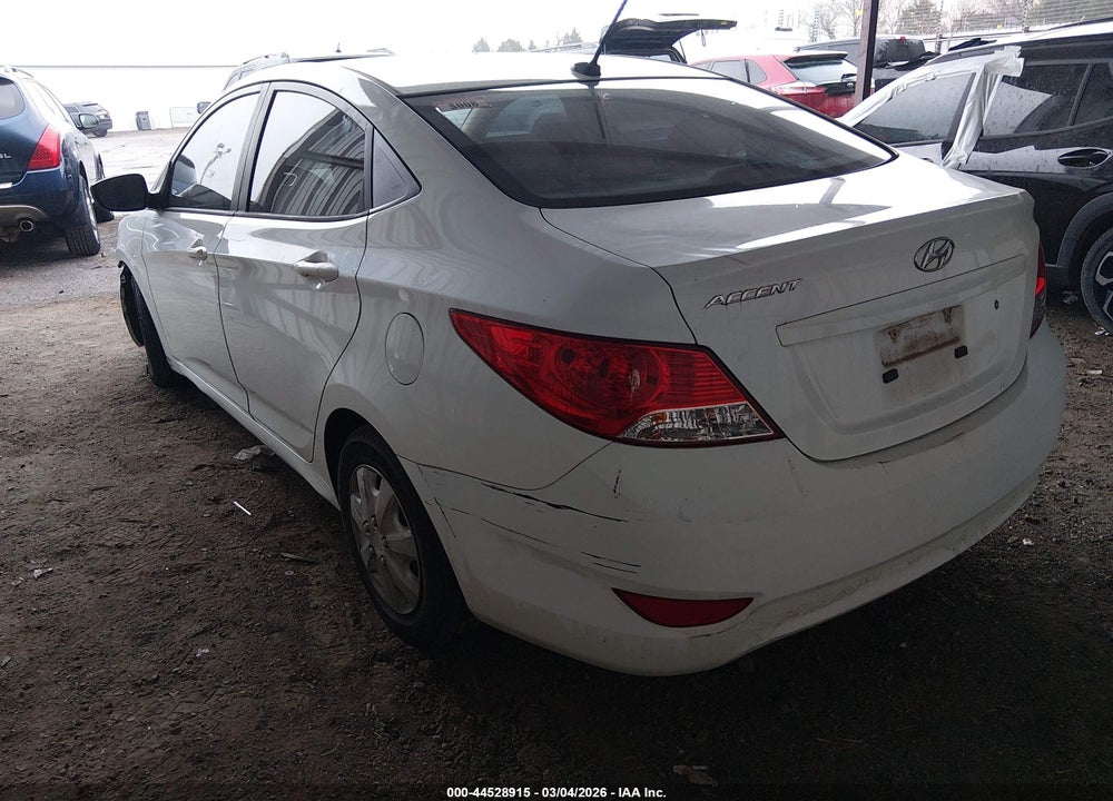 2012 HYUNDAI ACCENT GLS VIN: KMHCT4AE7CU238720