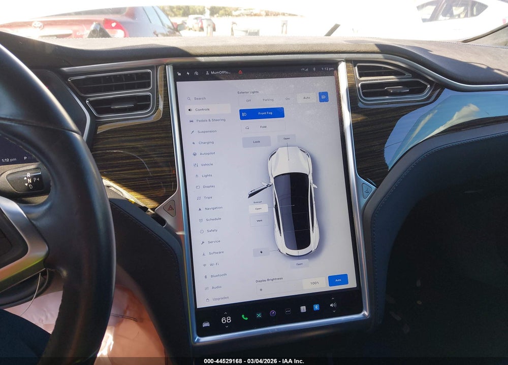 2014 TESLA MODEL S P85D VIN: 5YJSA1H28EFP63572