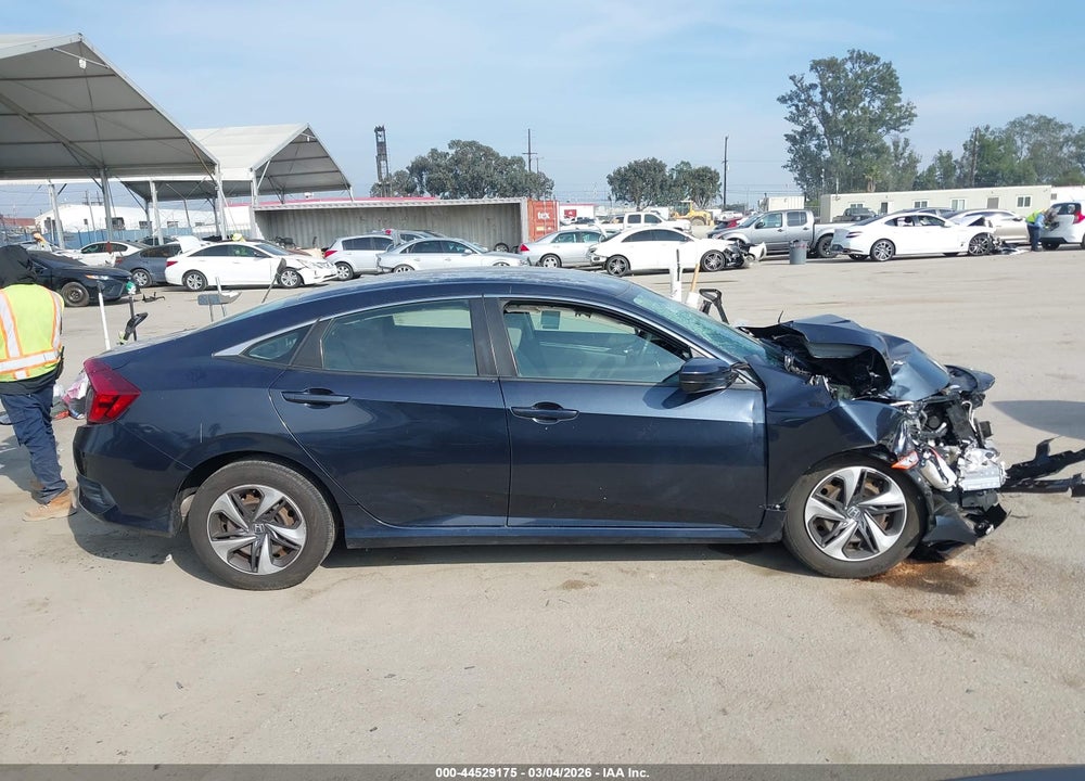 2019 HONDA CIVIC LX VIN: 2HGFC2F60KH504203