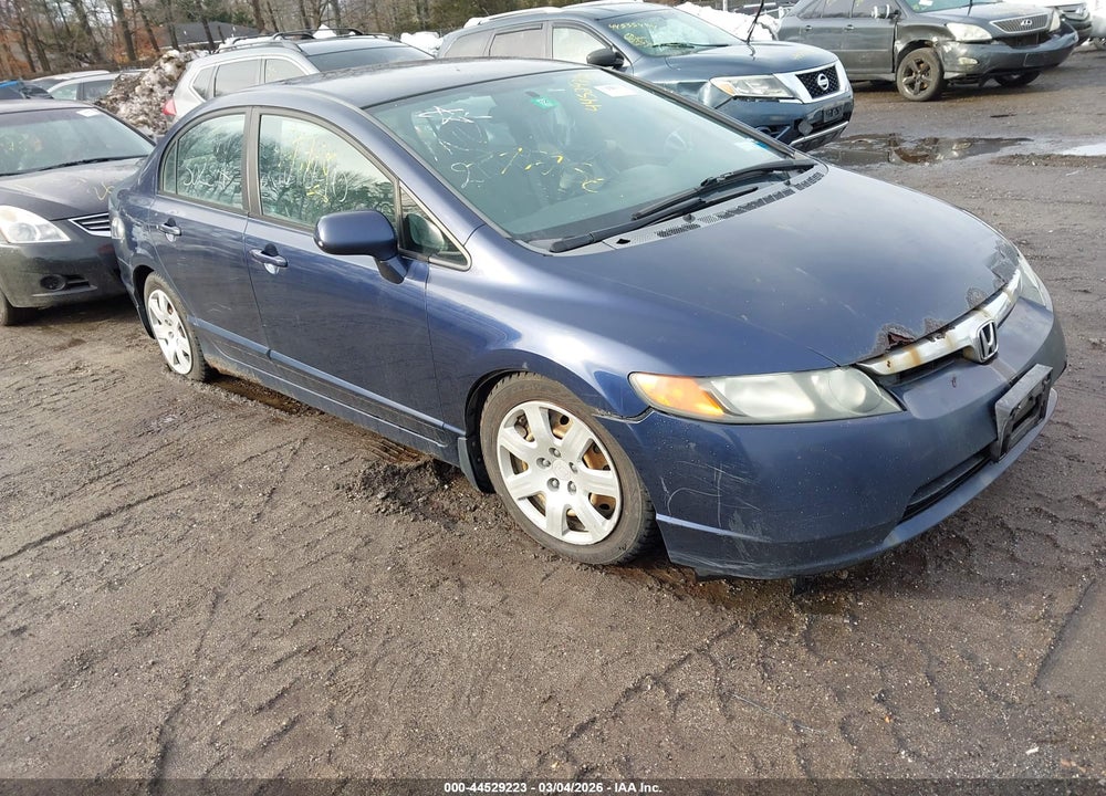 2006 HONDA CIVIC LX VIN: 1HGFA16536L047046