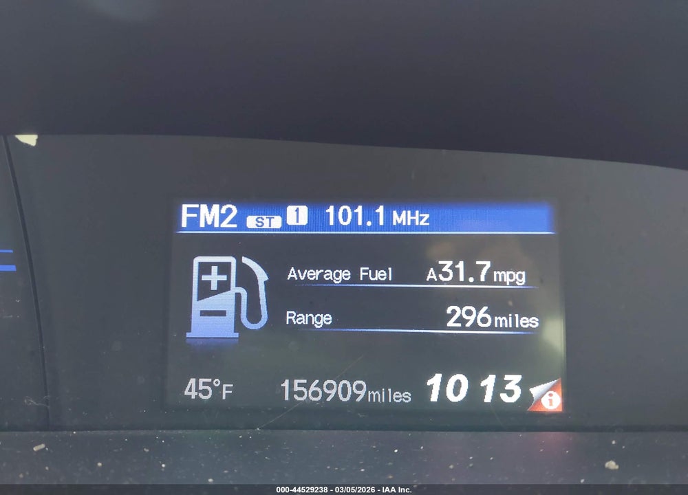 2013 HONDA CIVIC EX VIN: 19XFB2F88DE226295