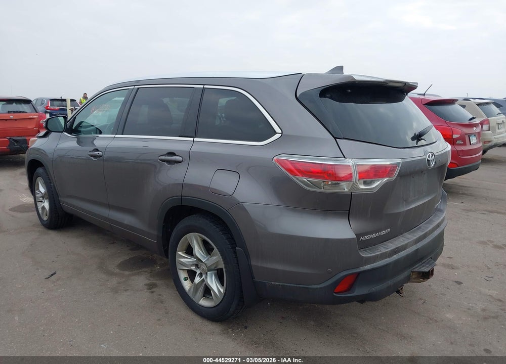 2014 TOYOTA HIGHLANDER LIMITED PLATINUM V6 VIN: 5TDDKRFH5ES048708