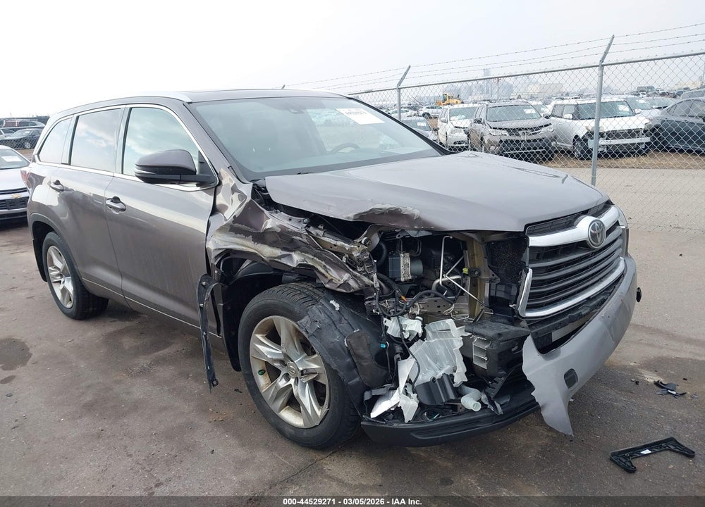 2014 TOYOTA HIGHLANDER LIMITED PLATINUM V6 VIN: 5TDDKRFH5ES048708