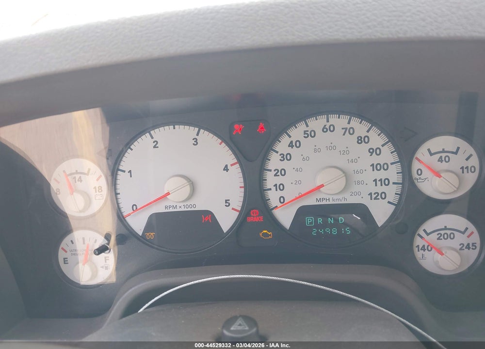2009 DODGE RAM 2500 LARAMIE VIN: 3D7KS28L79G521051