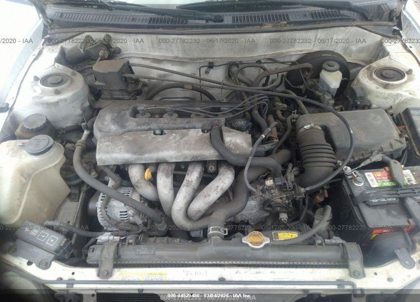 1999 TOYOTA COROLLA LE VIN: 2T1BR12E6XC168545