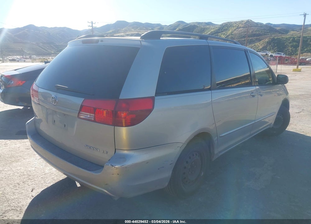 2004 TOYOTA SIENNA LE VIN: 5TDZA23C34S157076