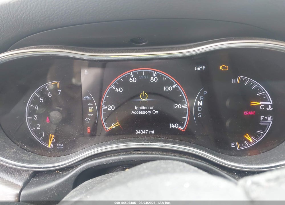 2015 JEEP GRAND CHEROKEE LIMITED VIN: 1C4RJFBG0FC697923