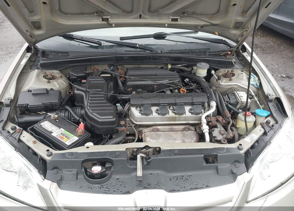 2004 HONDA CIVIC EX VIN: 2HGES26724H506965
