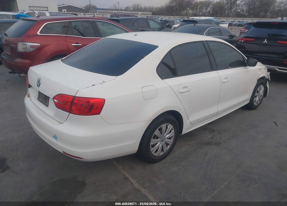 2012 VOLKSWAGEN JETTA 2.0L S VIN: 3VW2K7AJ0CM374464