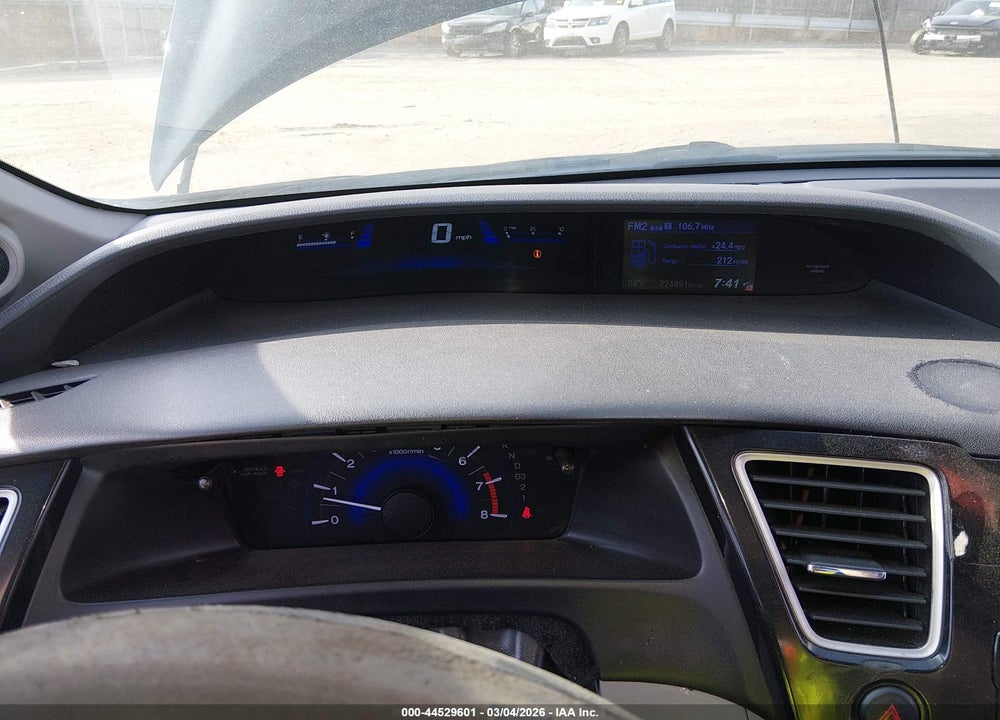 2013 HONDA CIVIC EX VIN: 19XFB2F84DE279768