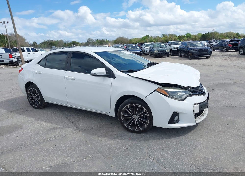 2016 TOYOTA COROLLA S PLUS VIN: 2T1BURHE0GC642400