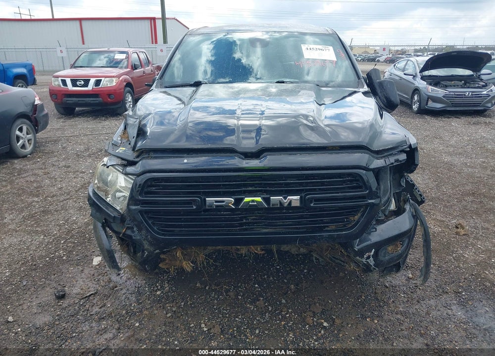 2019 RAM 1500 BIG HORN/LONE STAR  4X2 5'7 BOX VIN: 1C6RREFT4KN792209