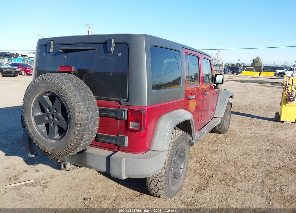 2013 JEEP WRANGLER UNLIMITED SPORT VIN: 1C4BJWDG4DL524160